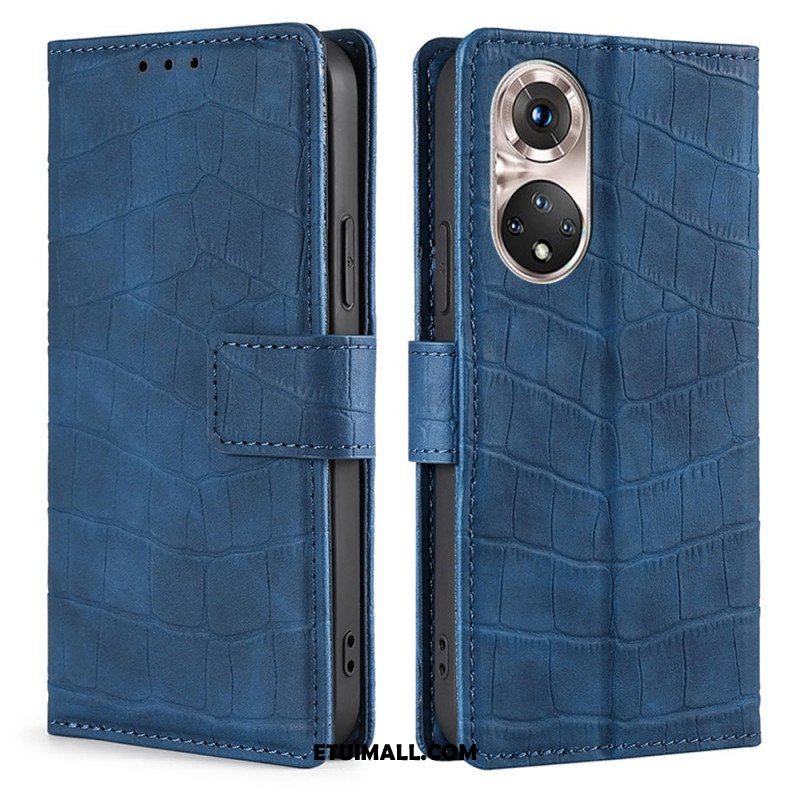 Etui Folio do Honor 50 Pro Krokodyl Pro Skin Touch