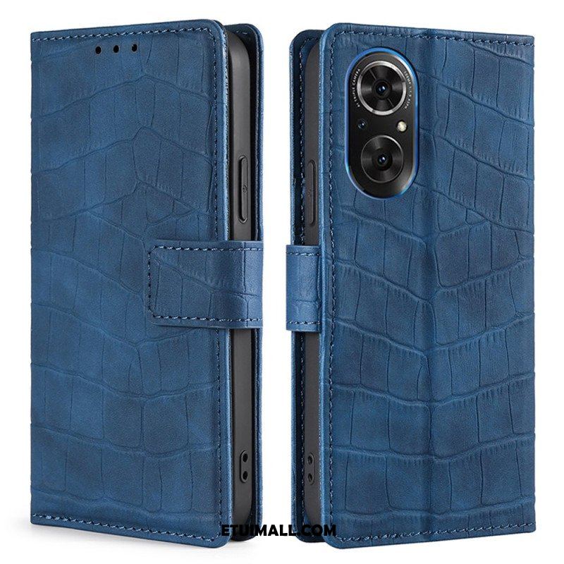 Etui Folio do Honor 50 SE Klasyczny Krokodyl