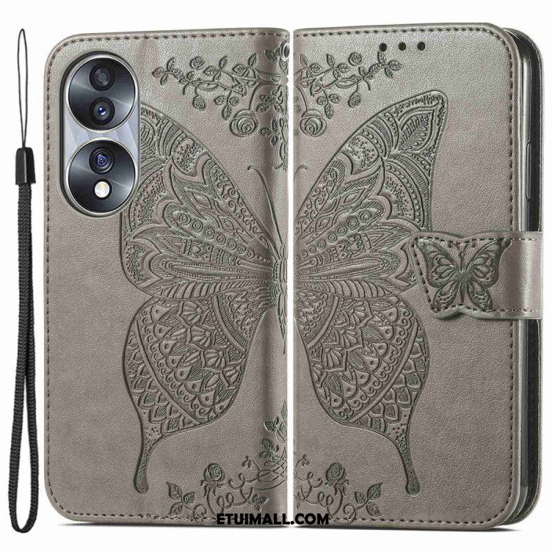 Etui Folio do Honor 70 Barokowy Motyl