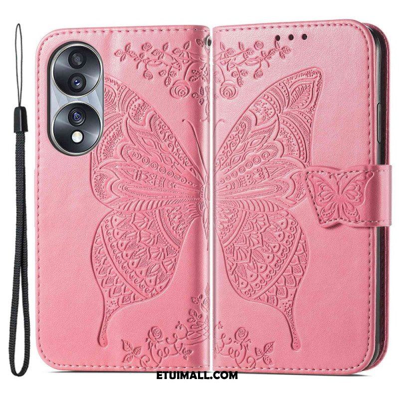 Etui Folio do Honor 70 Barokowy Motyl