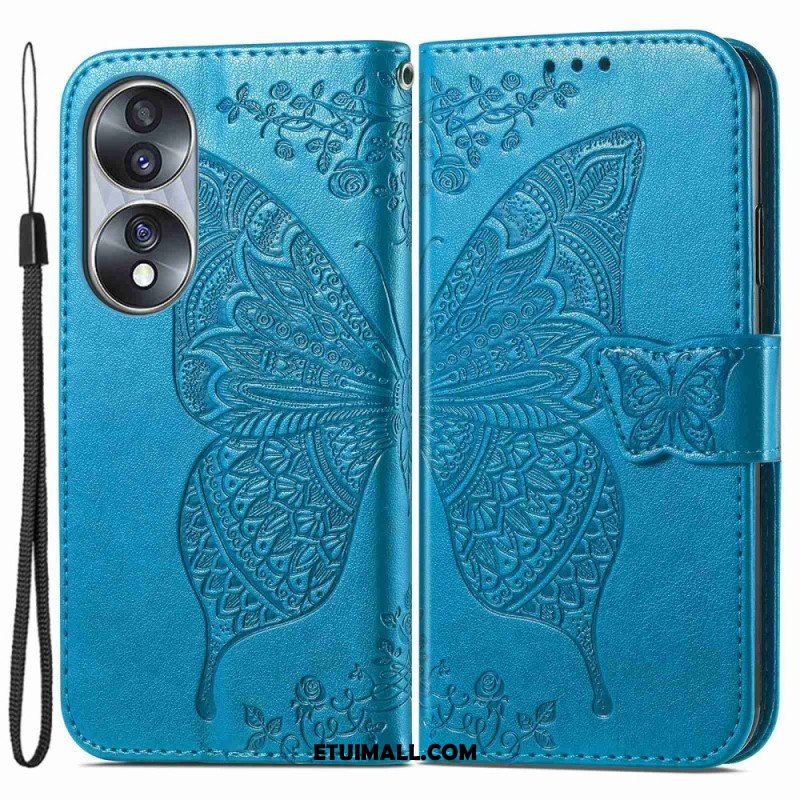 Etui Folio do Honor 70 Barokowy Motyl