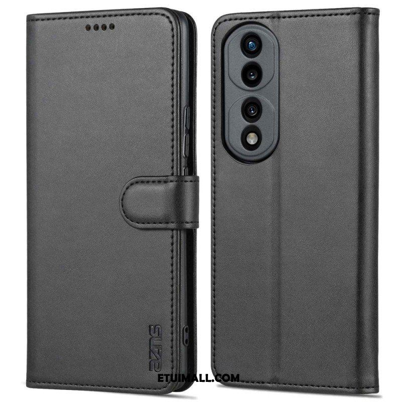 Etui Folio do Honor 70 Efekt Skóry Azns