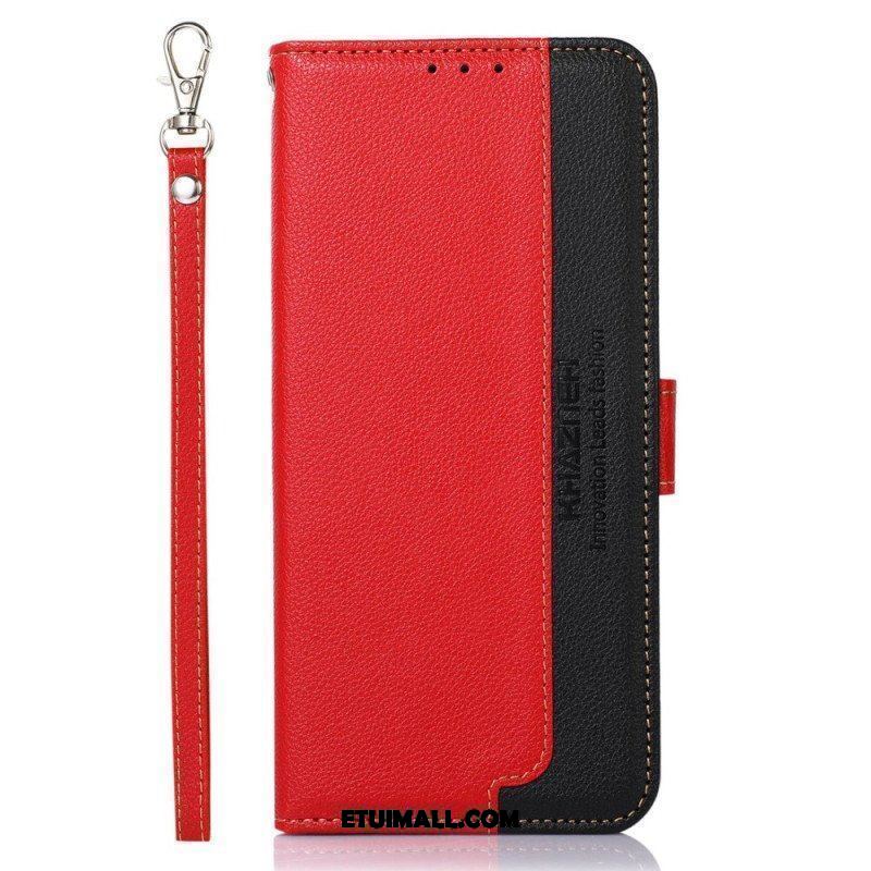 Etui Folio do Honor 90 Lite Liczi Style Rfid Khazneh