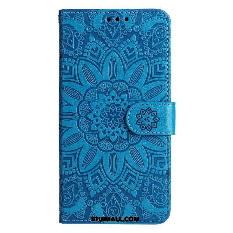 Etui Folio do Honor 90 Lite z Łańcuch Mandala Z Paskiem