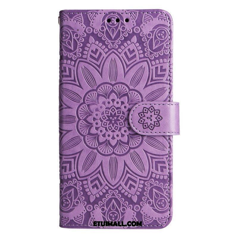 Etui Folio do Honor 90 Lite z Łańcuch Mandala Z Paskiem