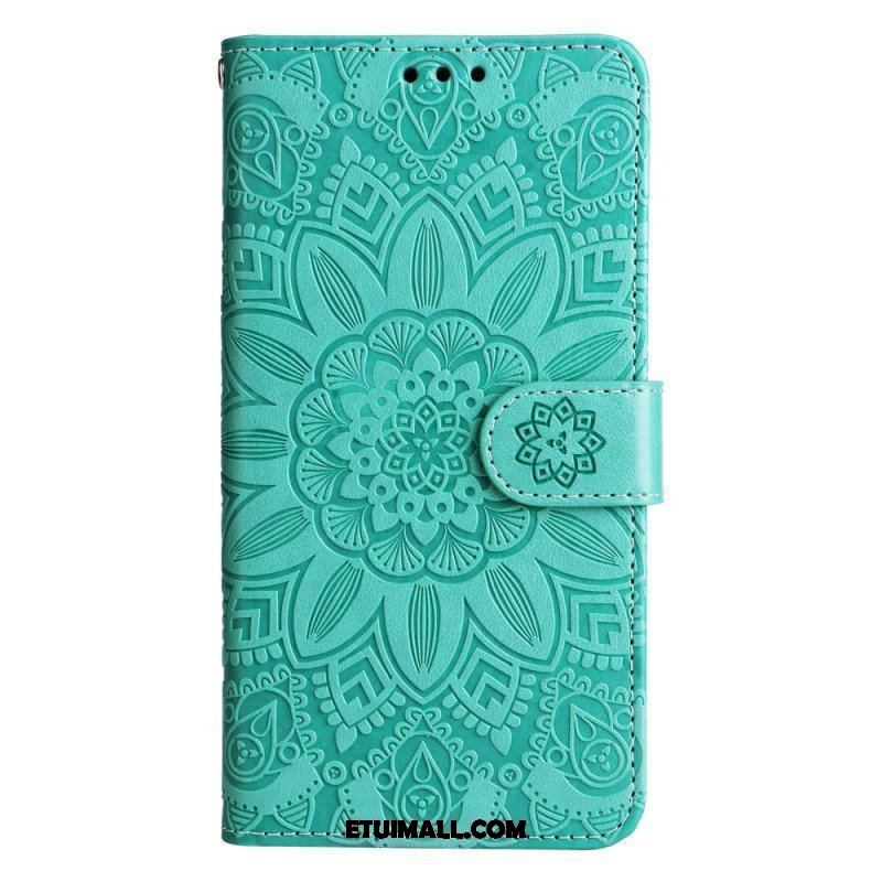 Etui Folio do Honor 90 Lite z Łańcuch Mandala Z Paskiem