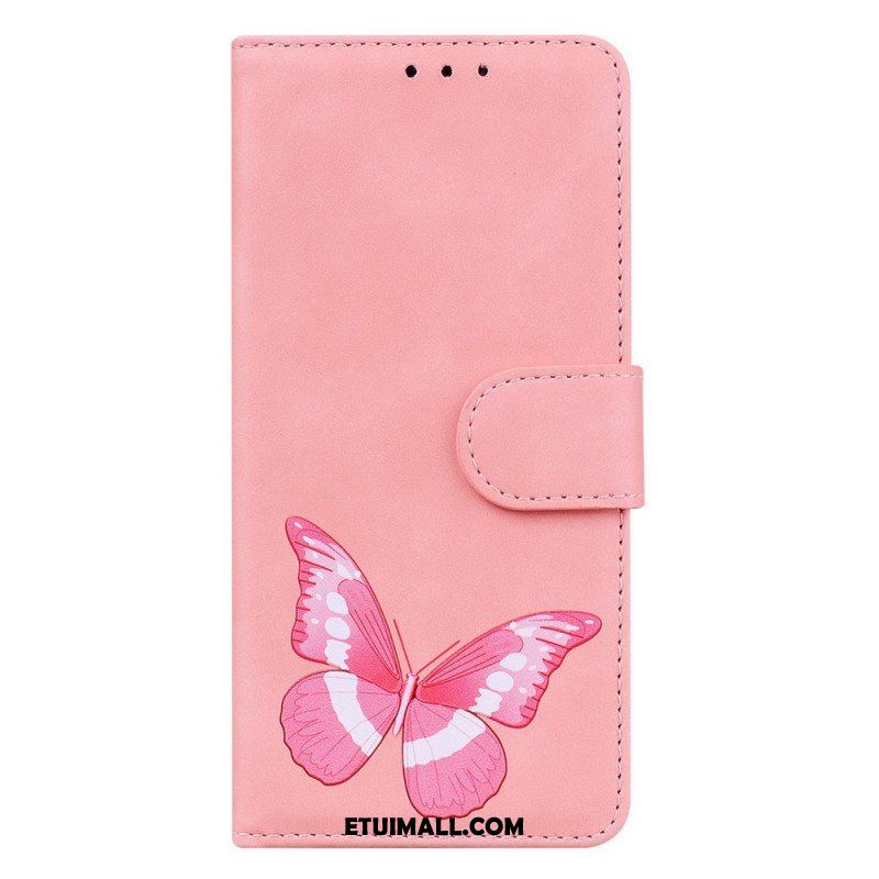 Etui Folio do Honor Magic 5 Lite Projekt Motyla