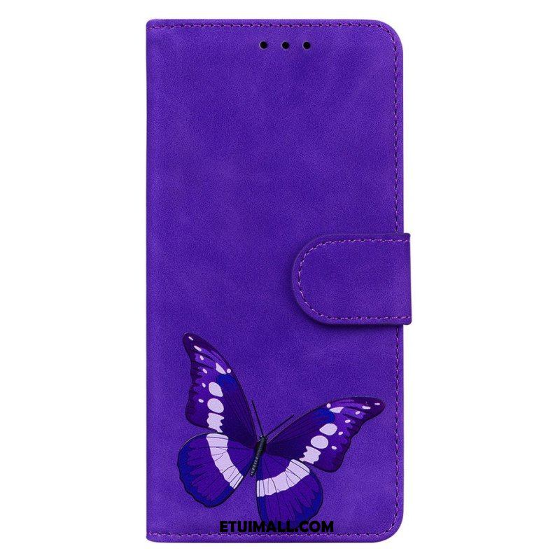 Etui Folio do Honor Magic 5 Lite Projekt Motyla