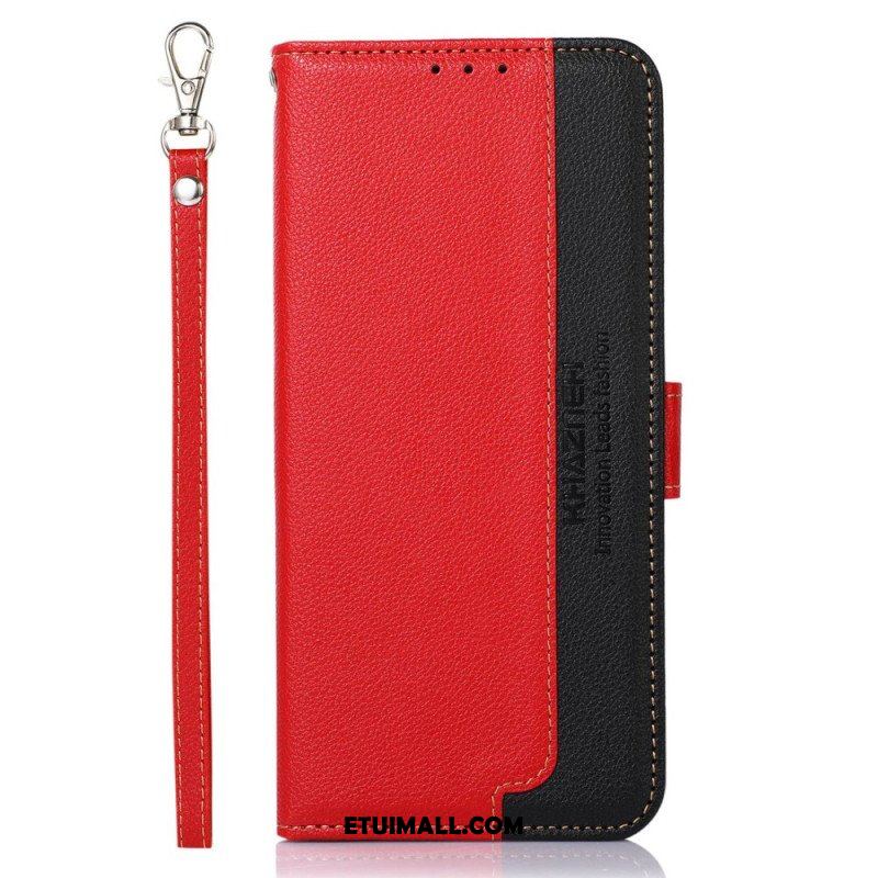 Etui Folio do Honor Magic 5 Lite Rfid Khazneh W Stylu Liczi