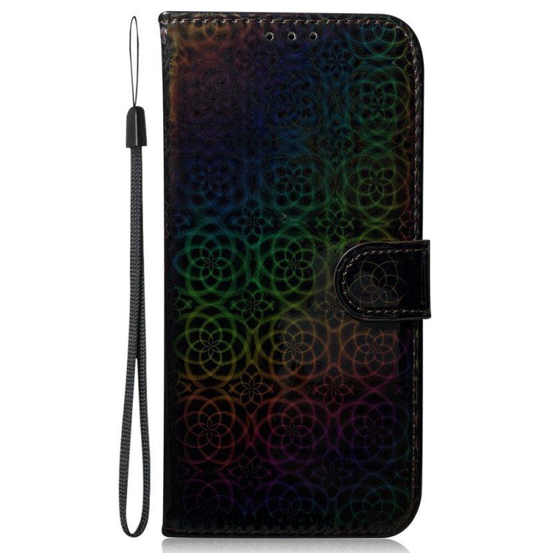 Etui Folio do Honor Magic 5 Lite Styl Dyskotekowy