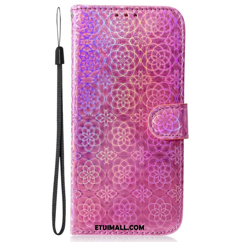 Etui Folio do Honor Magic 5 Lite Styl Dyskotekowy