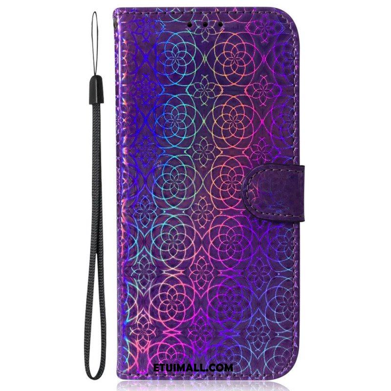 Etui Folio do Honor Magic 5 Lite Styl Dyskotekowy