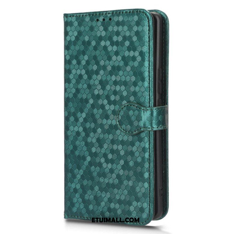 Etui Folio do Honor Magic 5 Lite z Łańcuch Wzór 3d Na Ramiączkach