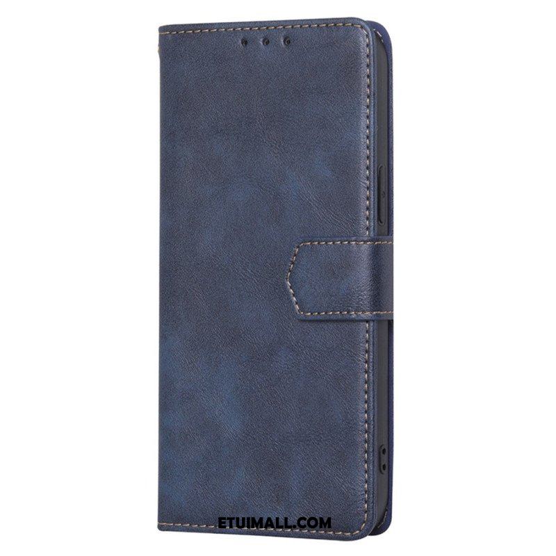 Etui Folio do Huawei Mate 50 Pro Skórzany Efekt Couture