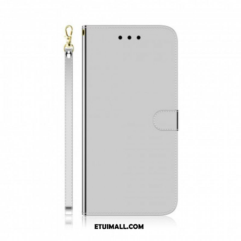 Etui Folio do Huawei P50 Pro Osłona Lusterka Ze Sztucznej Skóry