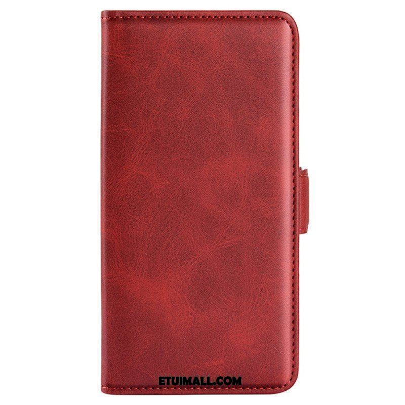 Etui Folio do Huawei P60 Pro Skórzany Futerał Podwójna Klapa