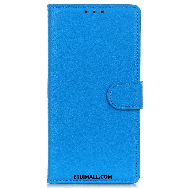 Etui Folio do Moto E40 / E30 / E20 Tradycyjnie Liczi