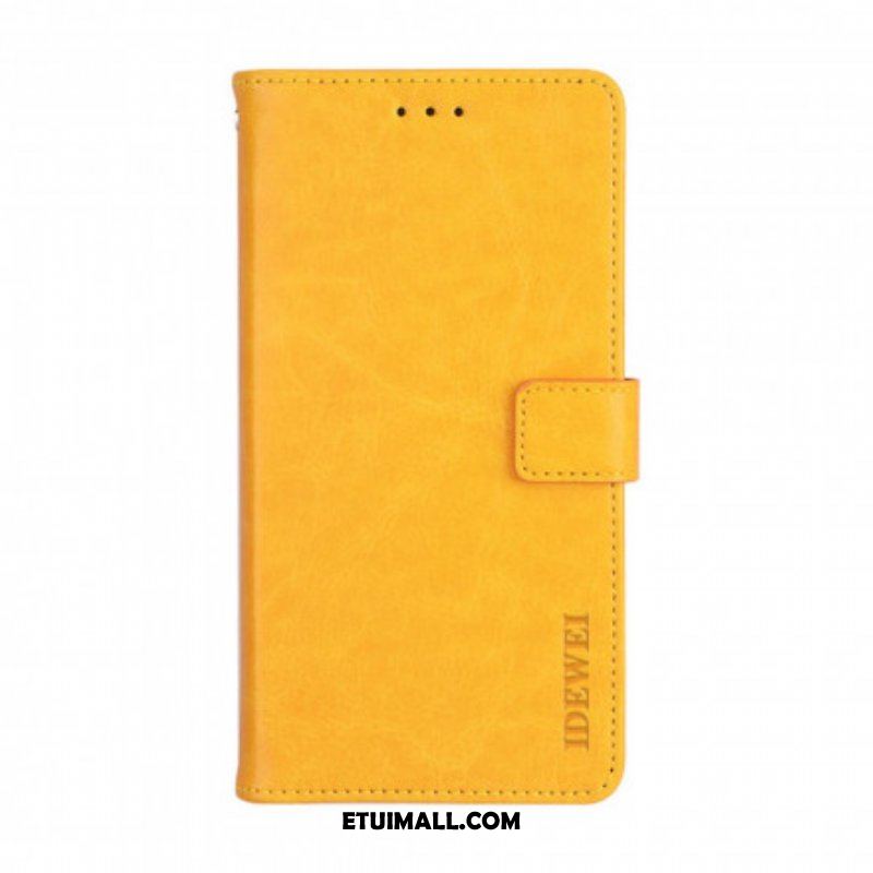 Etui Folio do Moto G50 Imitacja Skóry Idewei