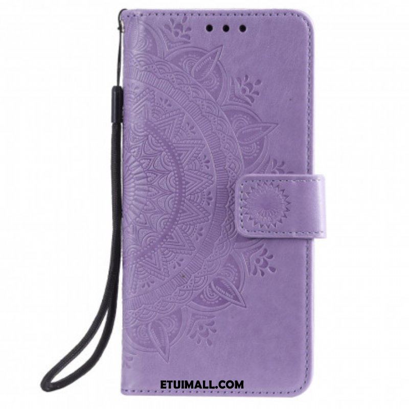 Etui Folio do Moto G50 Mandala Słońca