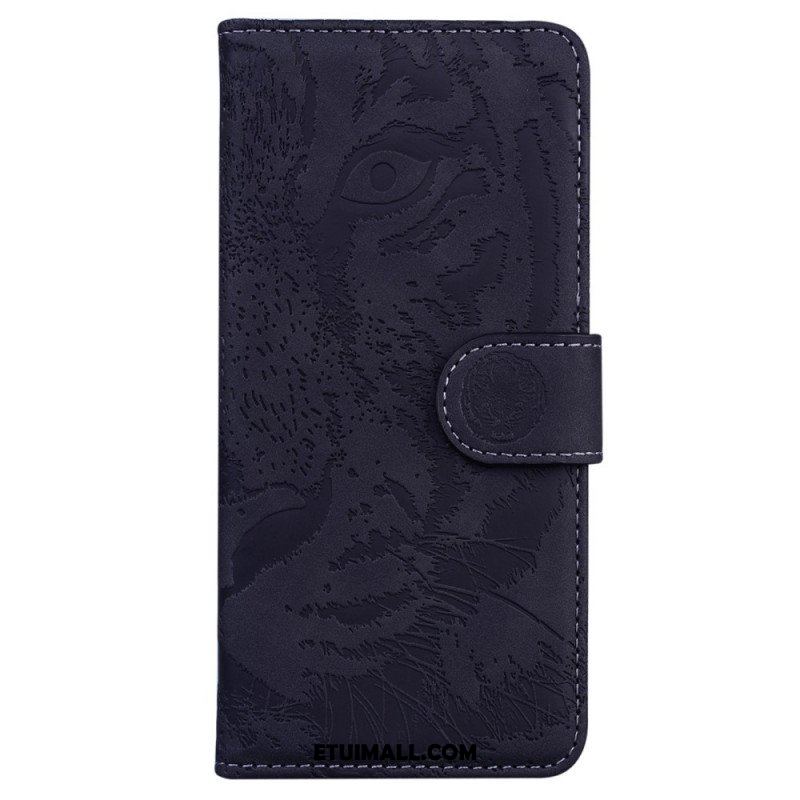 Etui Folio do Moto G51 5G Nadruk Twarzy Tygrysa