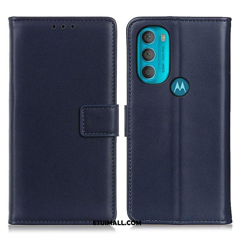 Etui Folio do Moto G71 5G Zwykła Sztuczna Skóra