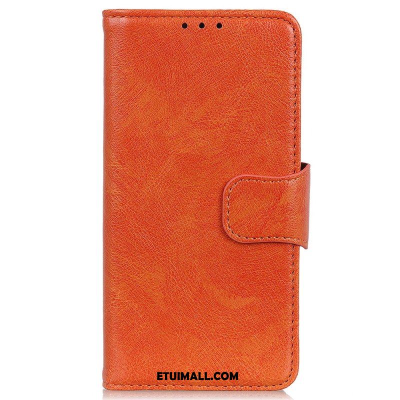 Etui Folio do Moto G73 5G Dwoina Skóry Nappa