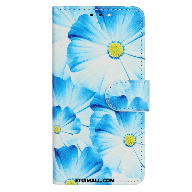 Etui Folio do Moto G73 5G Intensywne Kwiaty