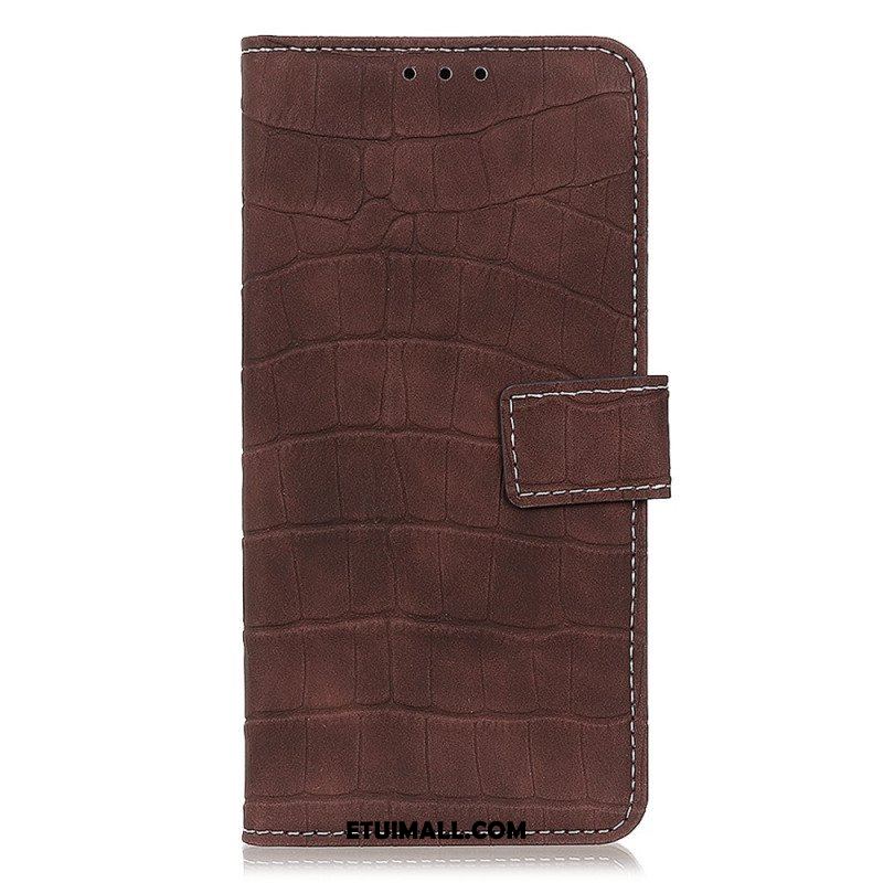 Etui Folio do Moto G73 5G Krokodyl