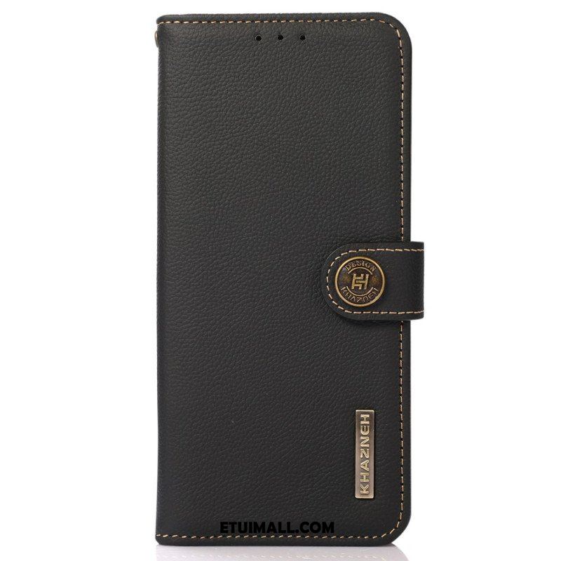 Etui Folio do Moto G73 5G Pasek Rfid Khazneh