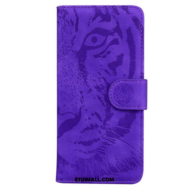 Etui Folio do Moto G73 5G Ślad Tygrysa