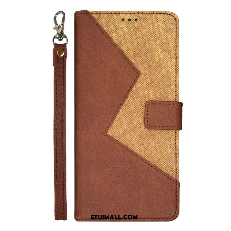 Etui Folio do Motorola Edge 40 Pro Dwukolorowy Idewei