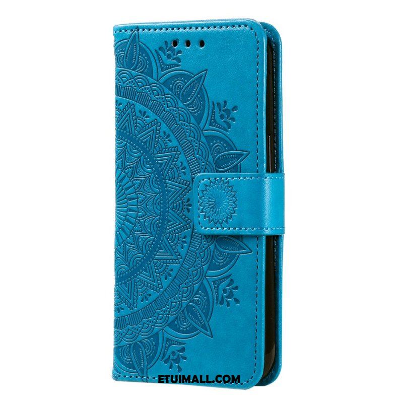 Etui Folio do Motorola Edge 40 Pro Mandala Sun Ze Smyczą