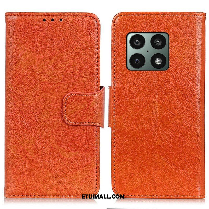 Etui Folio do OnePlus 10 Pro 5G Dwoina Skóry Nappa