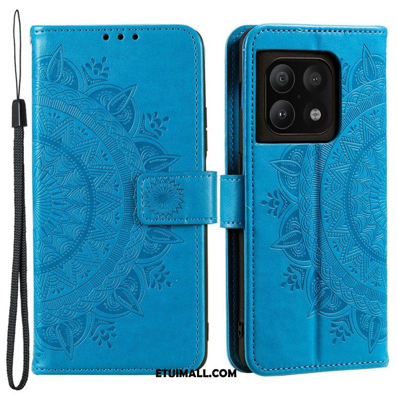 Etui Folio do OnePlus 10 Pro 5G Mandala Słońca