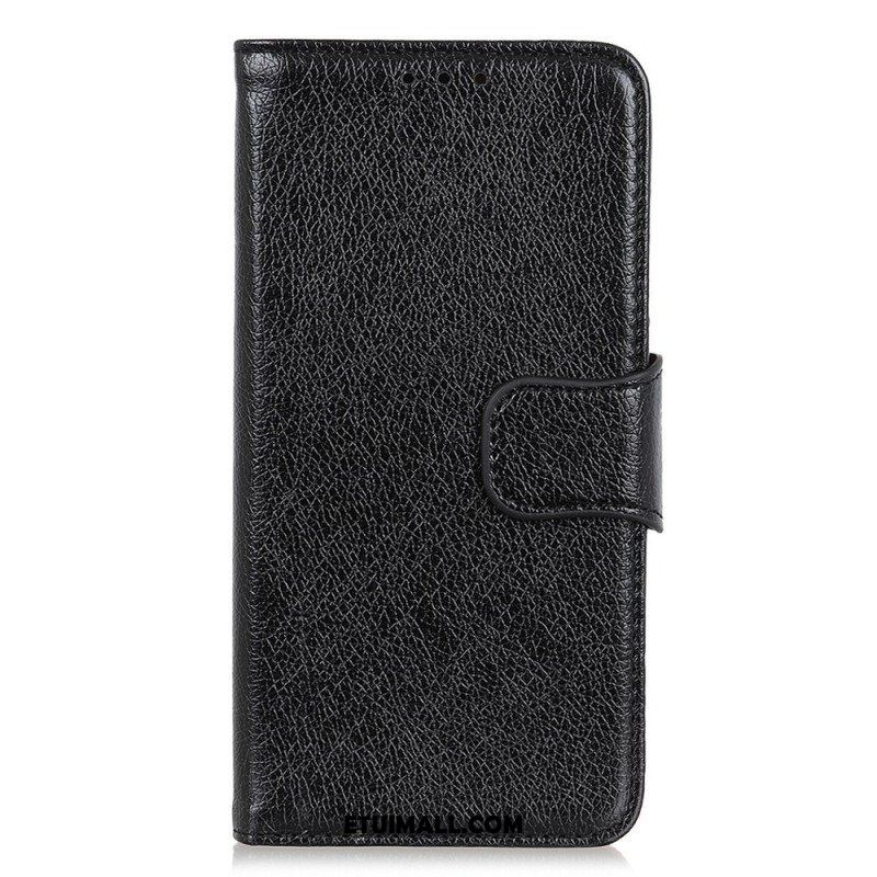 Etui Folio do OnePlus 10T 5G Dwoina Skóry Nappa