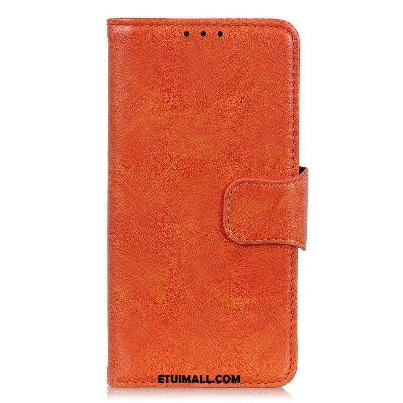 Etui Folio do OnePlus 10T 5G Dwoina Skóry Nappa