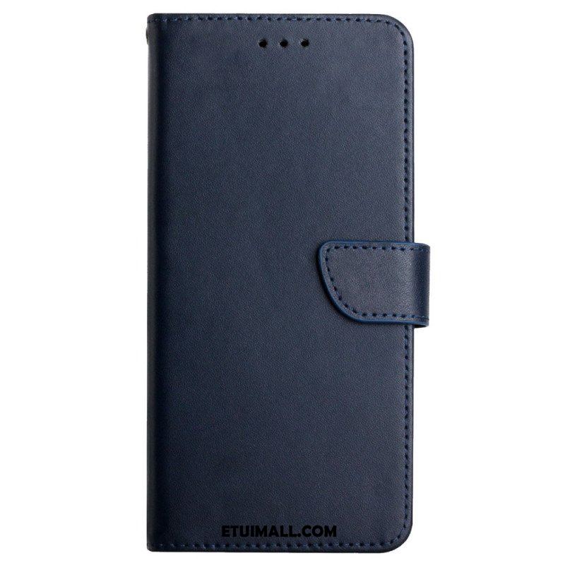 Etui Folio do OnePlus 10T 5G Prawdziwa Skóra Nappa