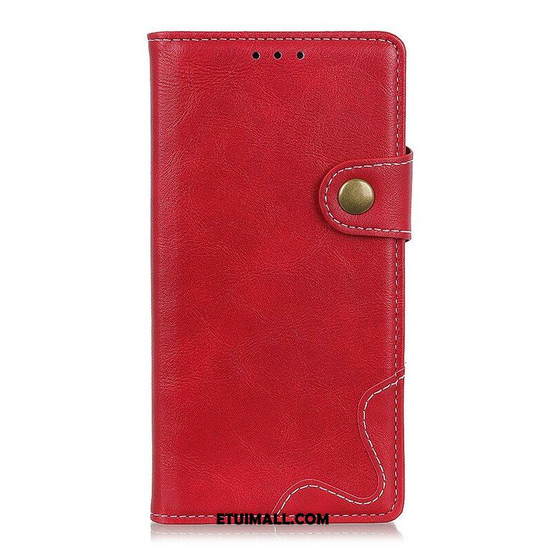 Etui Folio do OnePlus Nord 2 5G Artystyczny Guzik Do Szycia