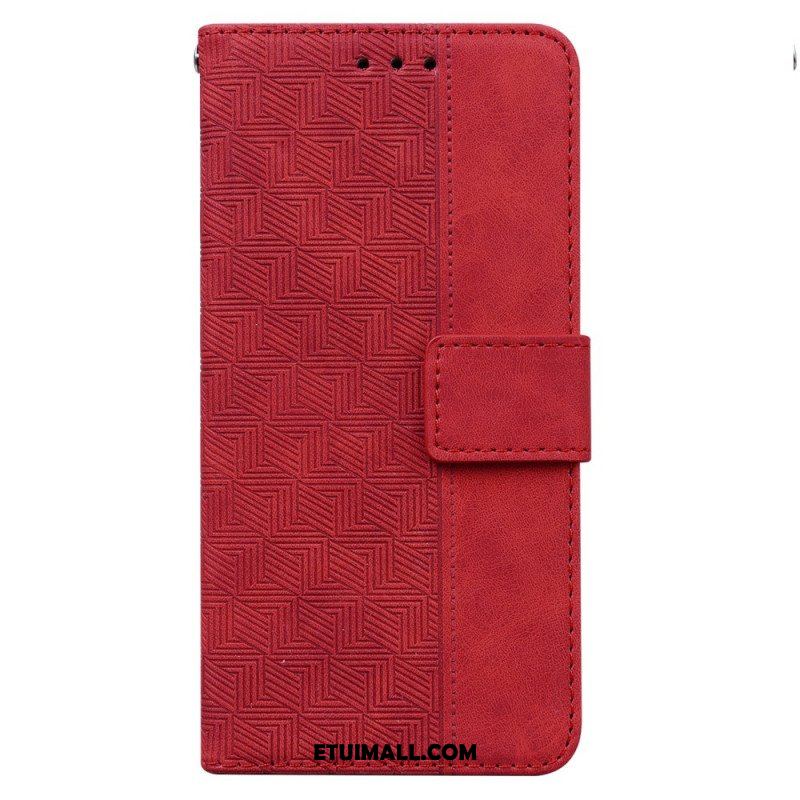 Etui Folio do OnePlus Nord CE 2 5G Przeszycia Ze Sztucznej Skóry