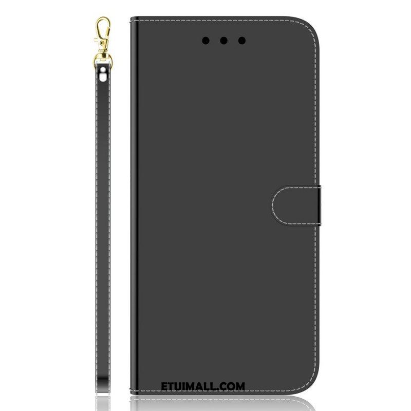 Etui Folio do OnePlus Nord CE 2 5G z Łańcuch Pasek Ze Sztucznej Skóry