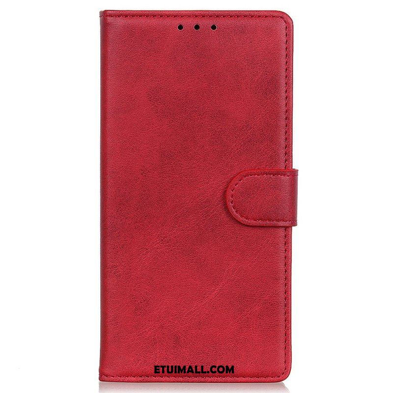 Etui Folio do OnePlus Nord CE 3 Lite 5G Matowa Sztuczna Skóra