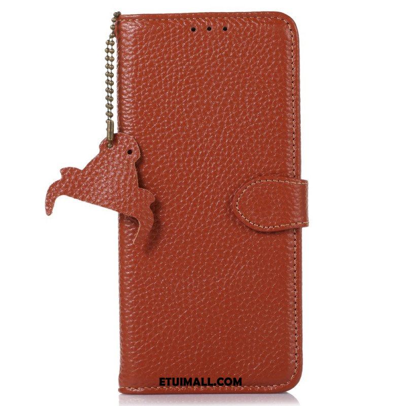 Etui Folio do OnePlus Nord CE 3 Lite 5G Oryginalna Skóra Litchi Rfid