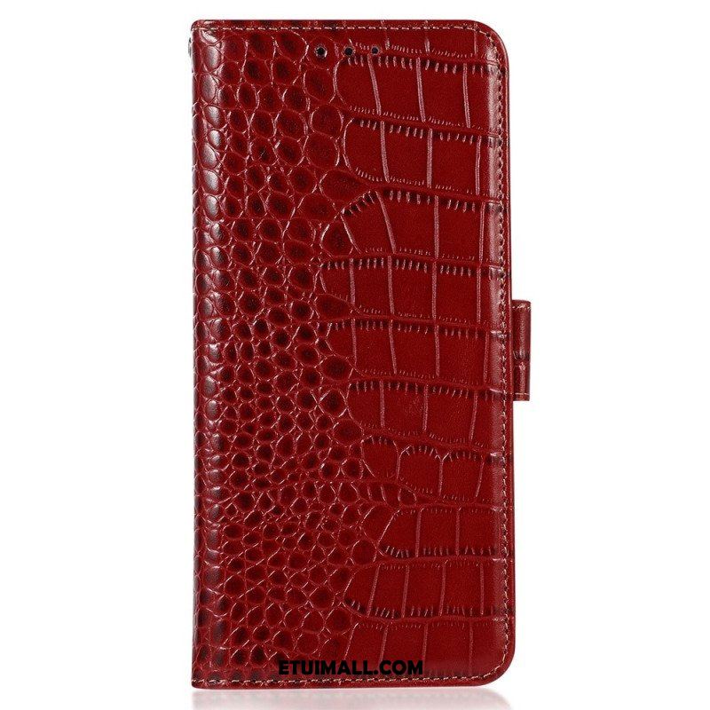 Etui Folio do OnePlus Nord CE 3 Lite 5G Rfid W Stylu Krokodyla