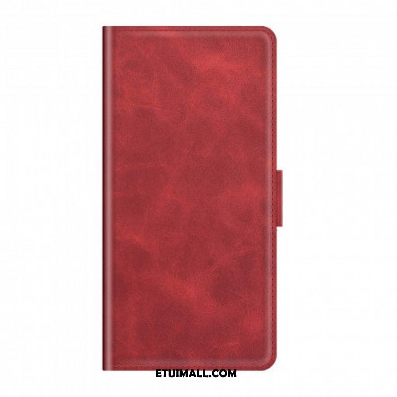 Etui Folio do Oppo A54 5G / A74 5G Skórzany Futerał Podwójna Klapa