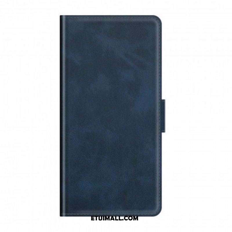 Etui Folio do Oppo A54 5G / A74 5G Skórzany Futerał Podwójna Klapa