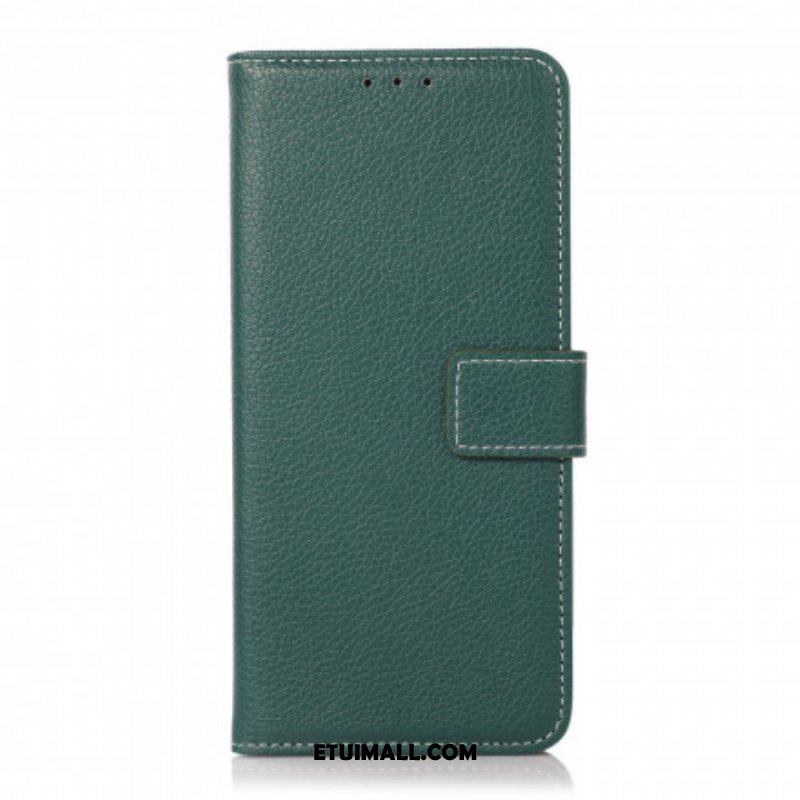 Etui Folio do Oppo A54 5G / A74 5G Tekstura Liczi