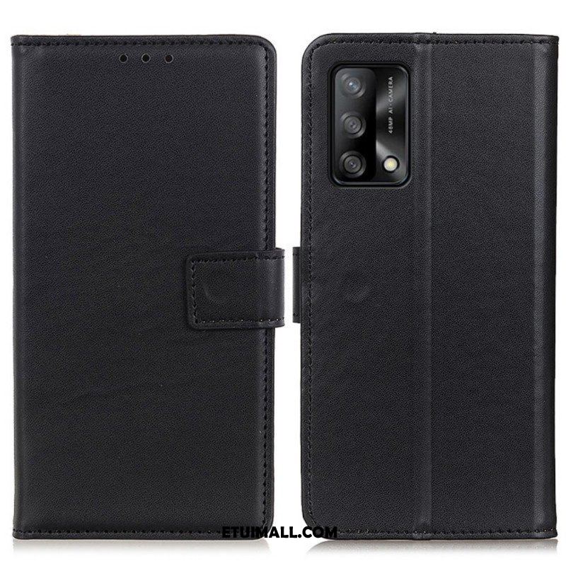 Etui Folio do Oppo A74 4G Zwykła Sztuczna Skóra