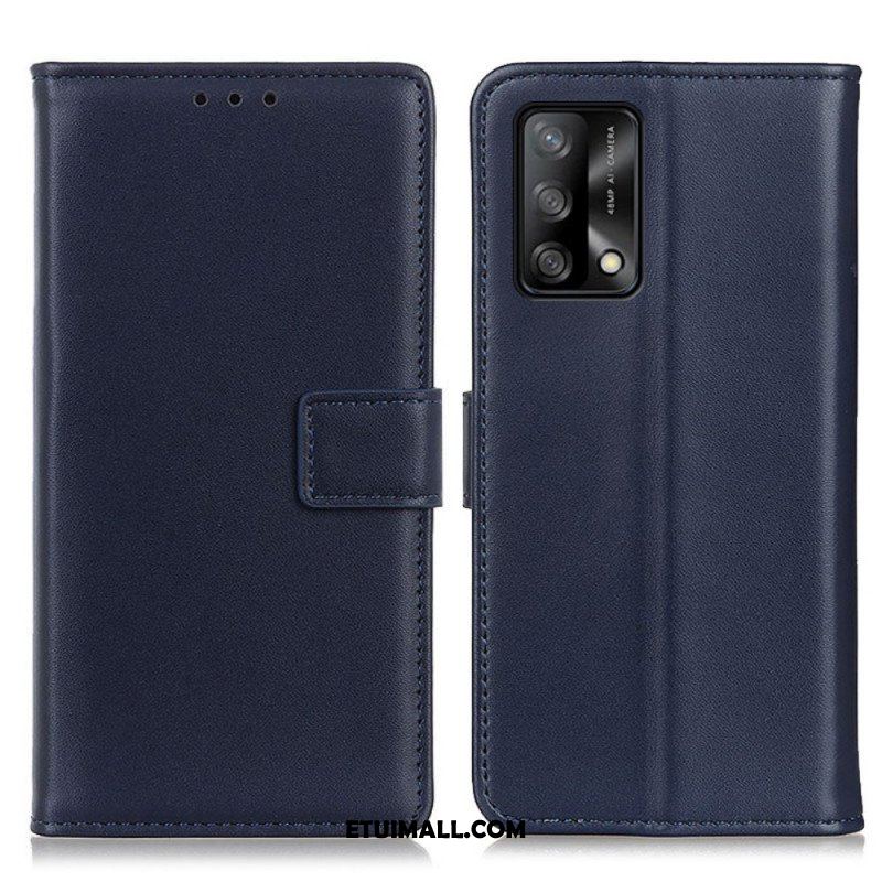 Etui Folio do Oppo A74 4G Zwykła Sztuczna Skóra