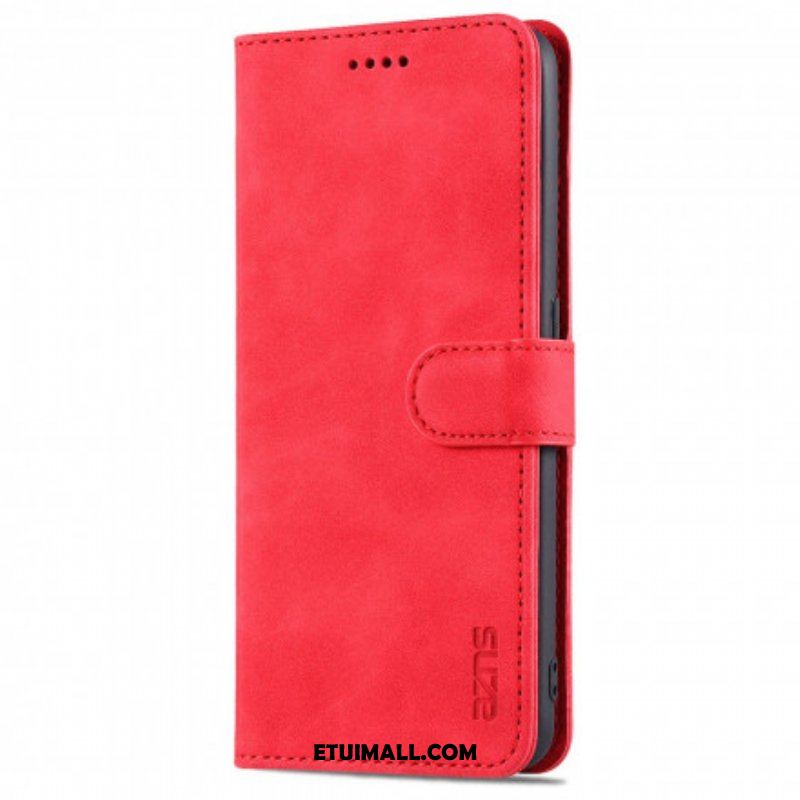 Etui Folio do Oppo A94 5G Efekt Skóry Azns