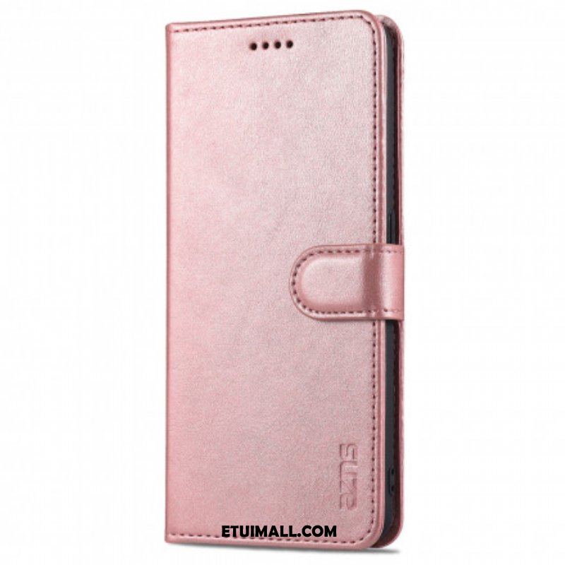 Etui Folio do Oppo A94 5G Efekt Skóry Azns